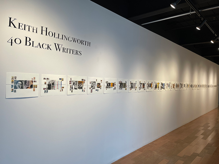 Keith Hollingworth 40 Black Writers Exhibit