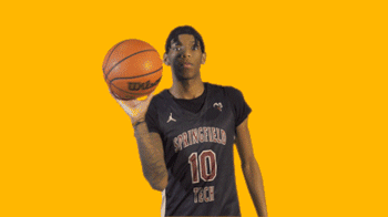 Zyir Harris spins ball on fingertip