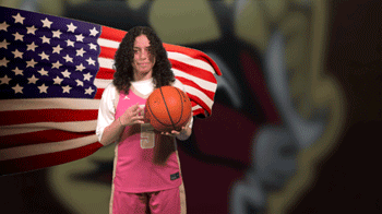 Keily Velez Reyes tossing basketball from hand to hand