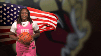 Robyn Washington circles ball around back