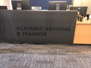 Academic Advising & Transfer Center front desk