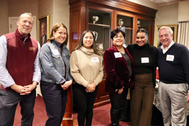 STCC alumni with administration leaders at Alumni Reception