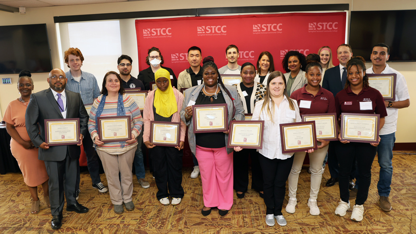 scholarship recipients at celebration