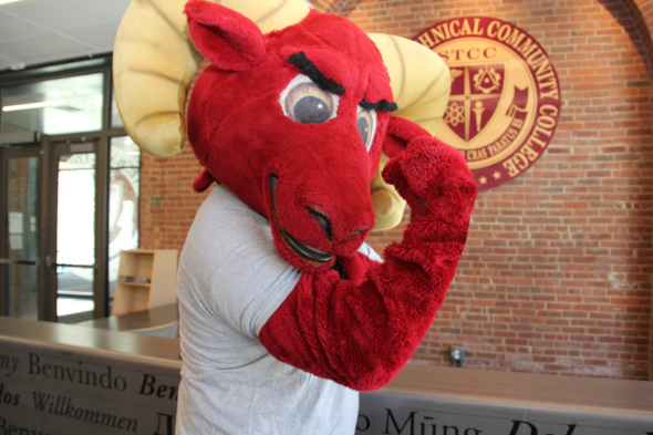 Rowdy the Ram Mascot