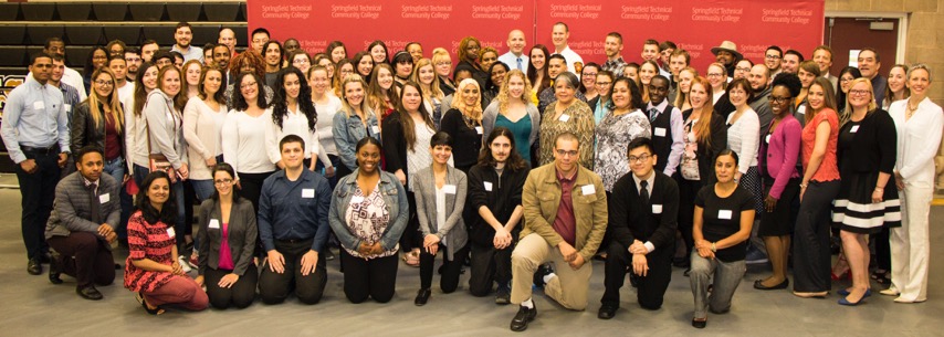 STCC scholarship winners pose for a photo