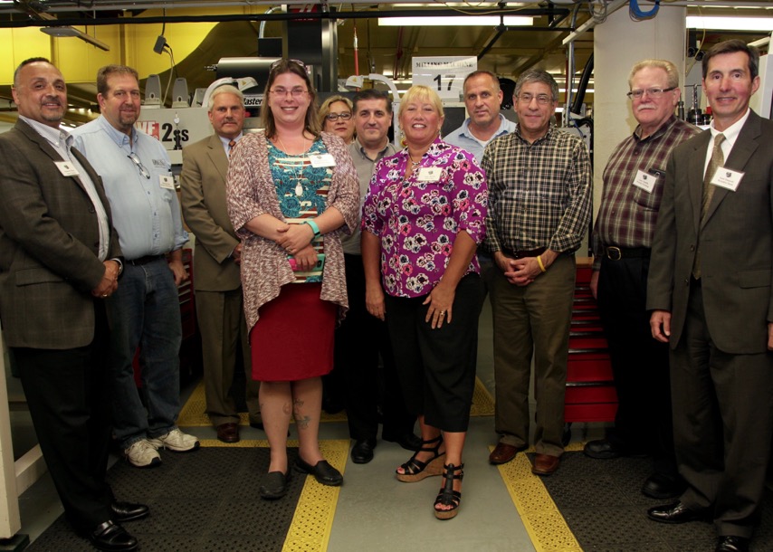WMNTMA board with STCC staff in MET lab