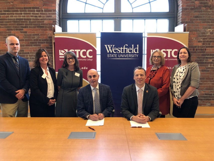 STCC and Westfield State representatives biotech