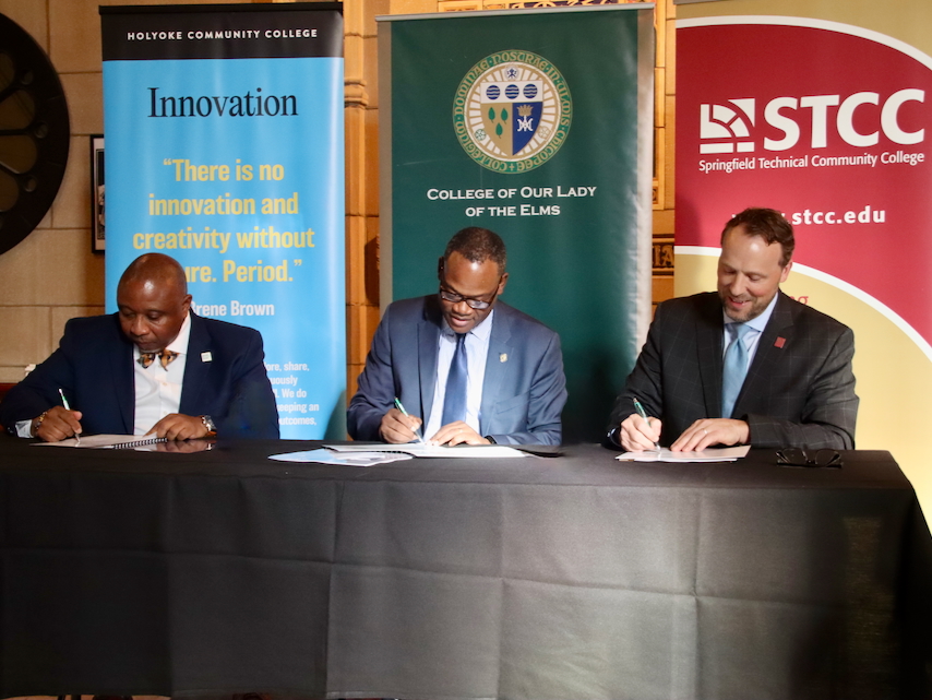 HCC, Elms, STCC presidents sign housing agreement