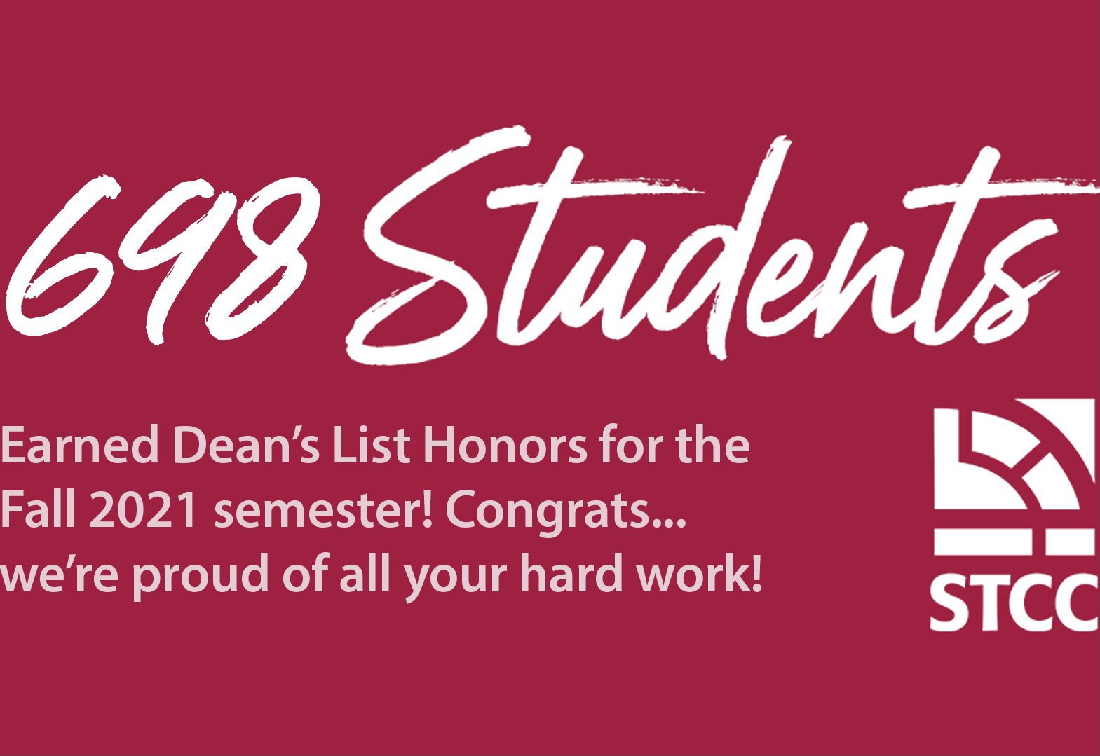 News STCC announces fall 2021 dean’s list STCC
