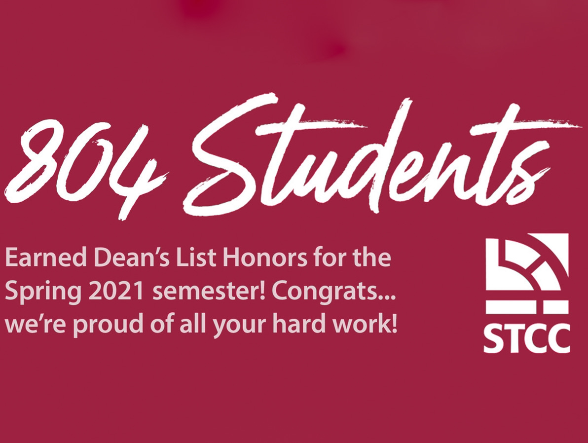 News STCC announces spring 2021 dean’s list STCC