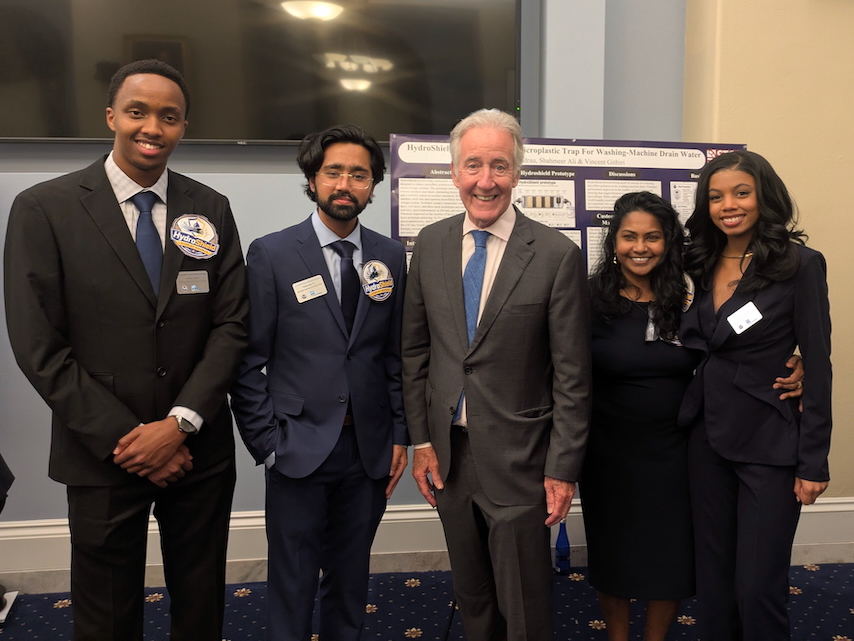 PTK students in DC with Congressman Neal