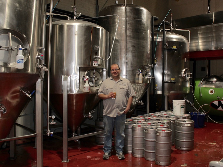 Brewing instructor Michael Bernier